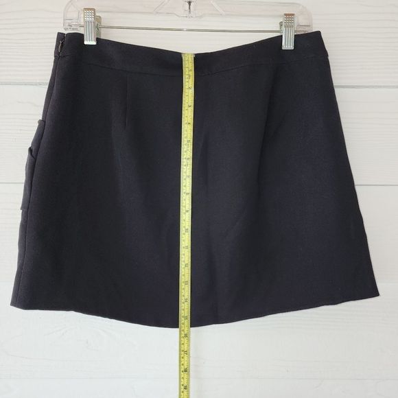 J. CREW black mini skirt size 6 - Picture 4 of 6
